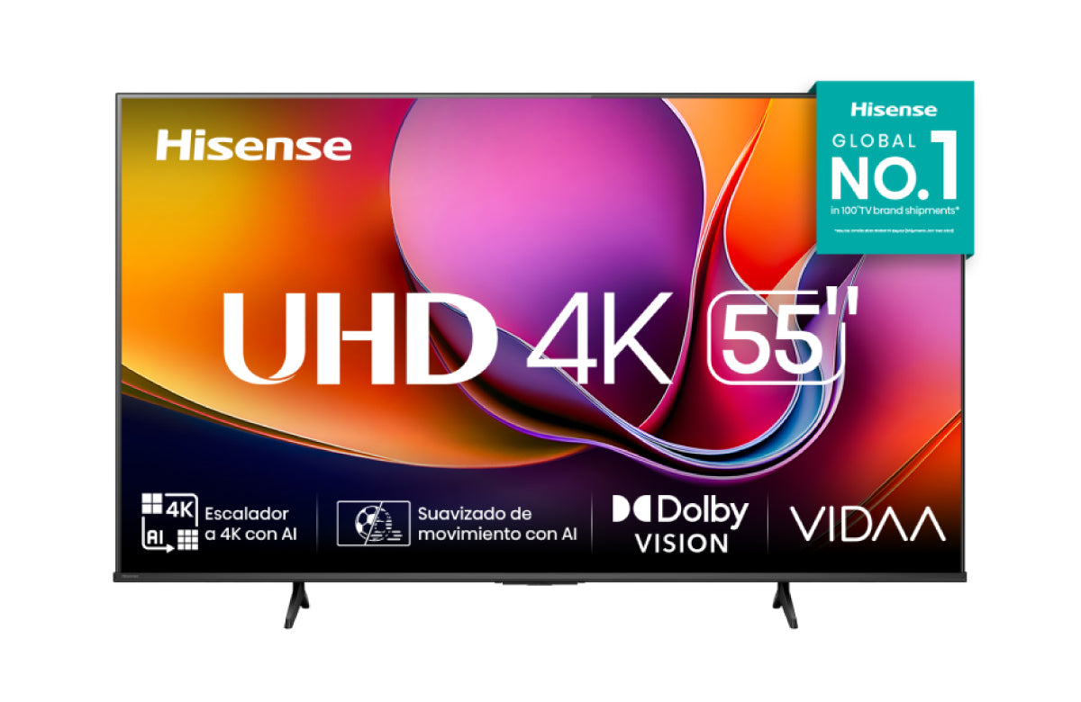 Televisor Hisense 55 pulgadas UHD-4K 55A6NV