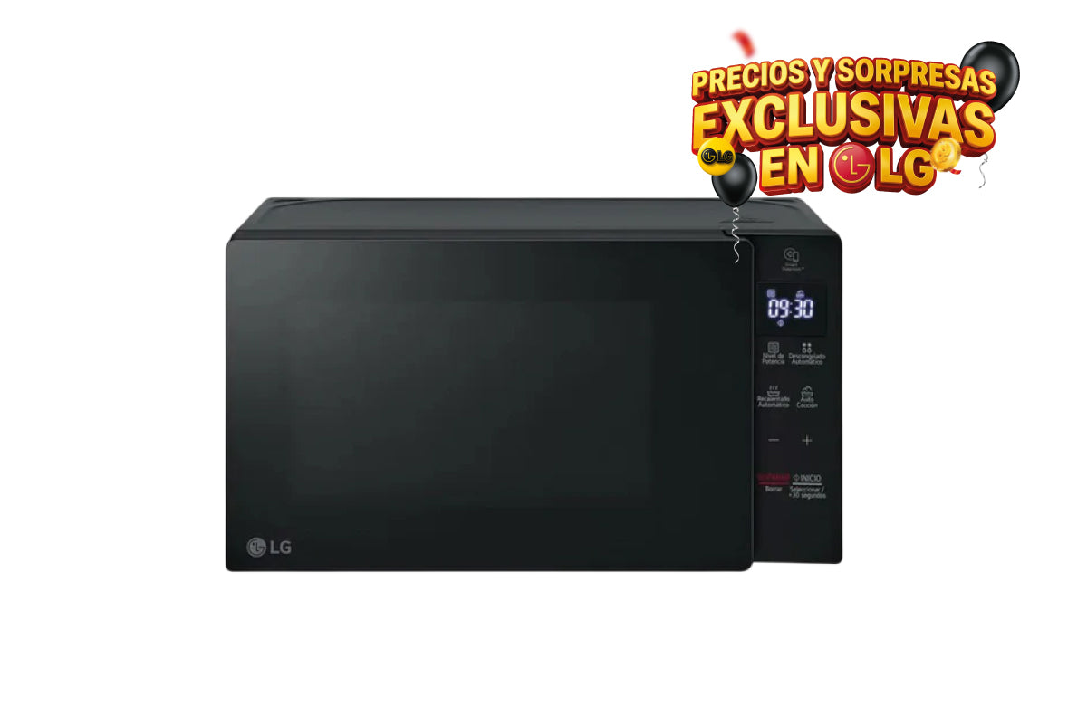 Horno Microondas LG 20 Litros MS2032GAS Negro