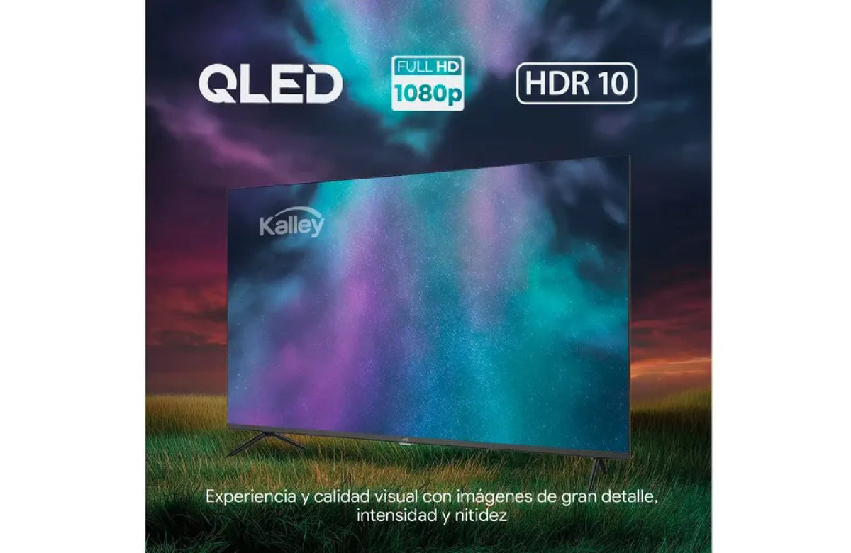 Televisor Kalley 40 pulgadas 40GQ200 FHD QLED Google