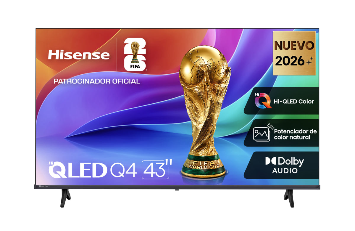 Televisor Hisense 43 pulgadas QLED FHD SmartTV 43Q4SV