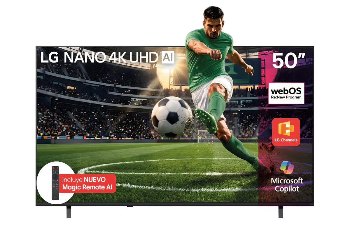 Televisor LG 50 pulgadas NANO 4K UHD AI 50NU855BPSA