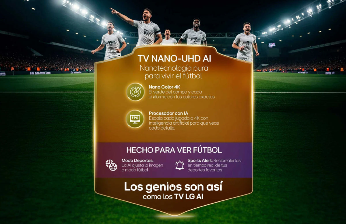 Televisor LG 50 pulgadas NANO 4K UHD AI 50NU855BPSA