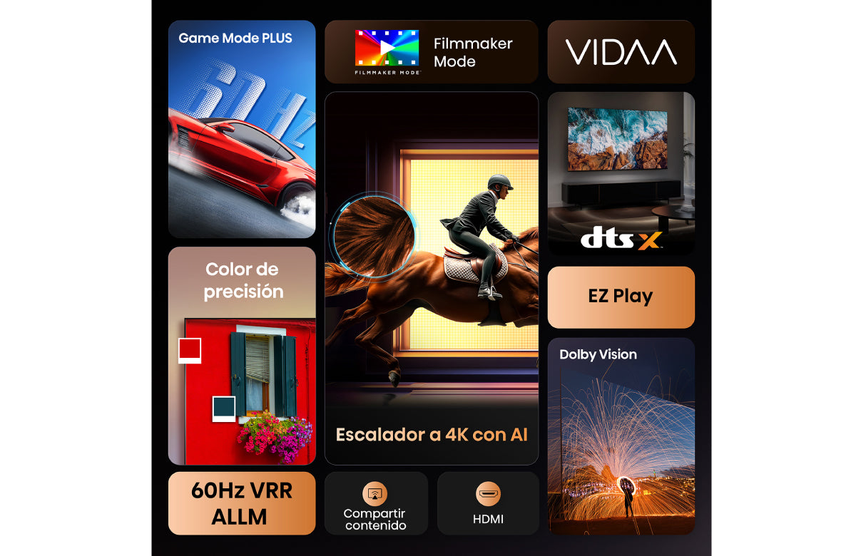 Televisor Hisense 55 pulgadas UHD Smart TV 55A5NV