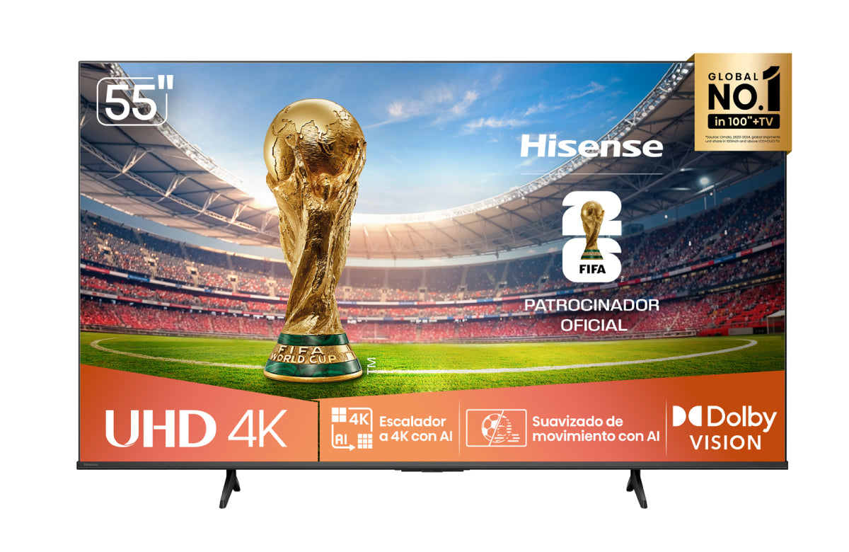 Televisor Hisense 55 pulgadas UHD-4K 55A6NV