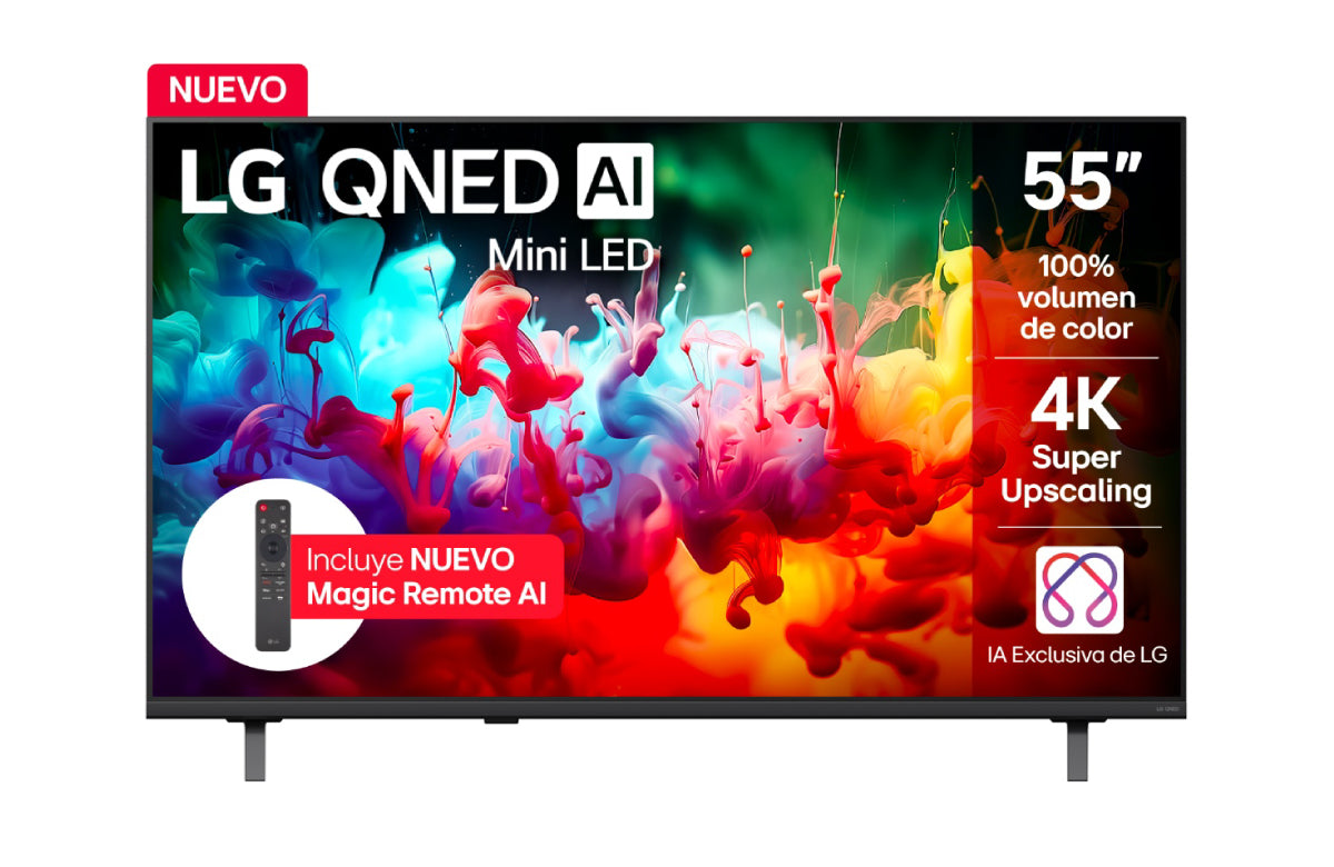 Televisor LG 55 Pulgadas QNED Mini LED 4K con IA 55QNED65BSA