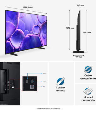 Televisor Samsung 55 pulgadas U8000F 4K UHD LED Crystal