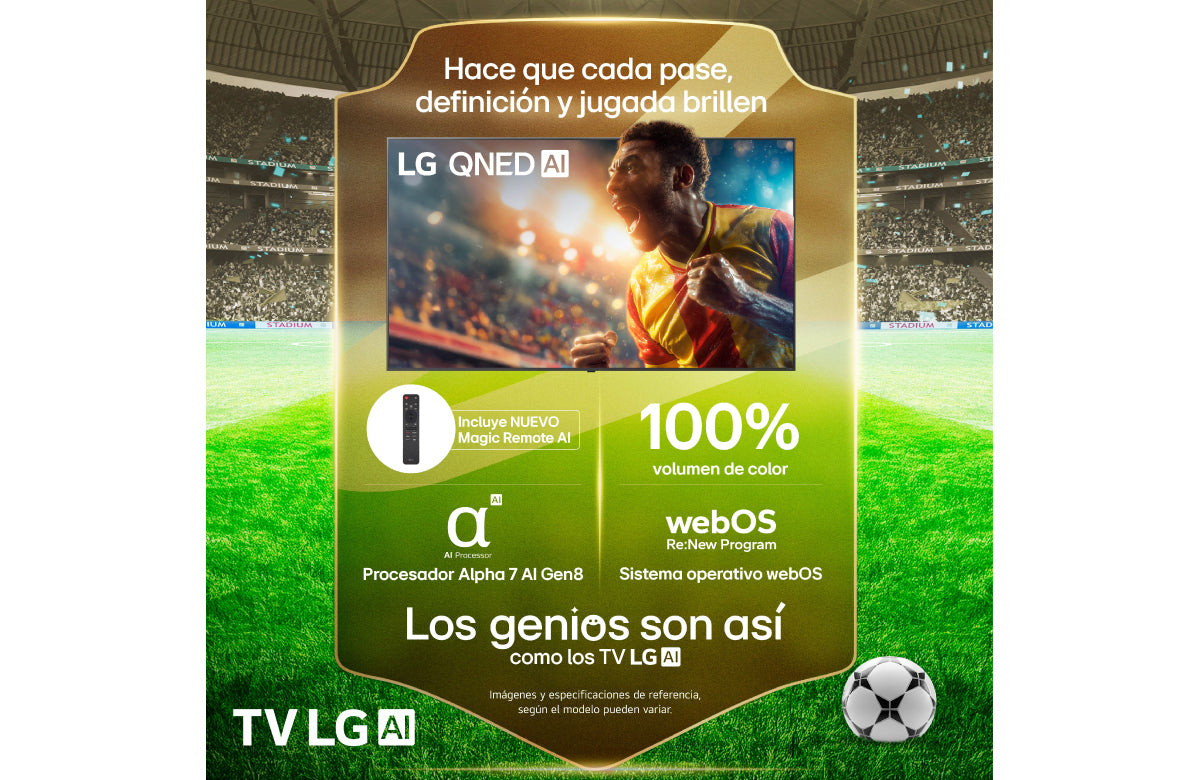 Televisor LG 86 pulgadas UHD AI Smart TV 86QNED73ASA