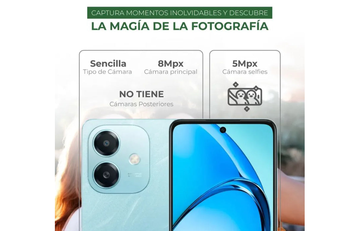 Celular Oppo A20 128GB Azul