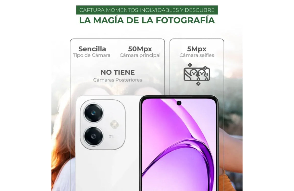 Celular Oppo A60 256GB Blanco