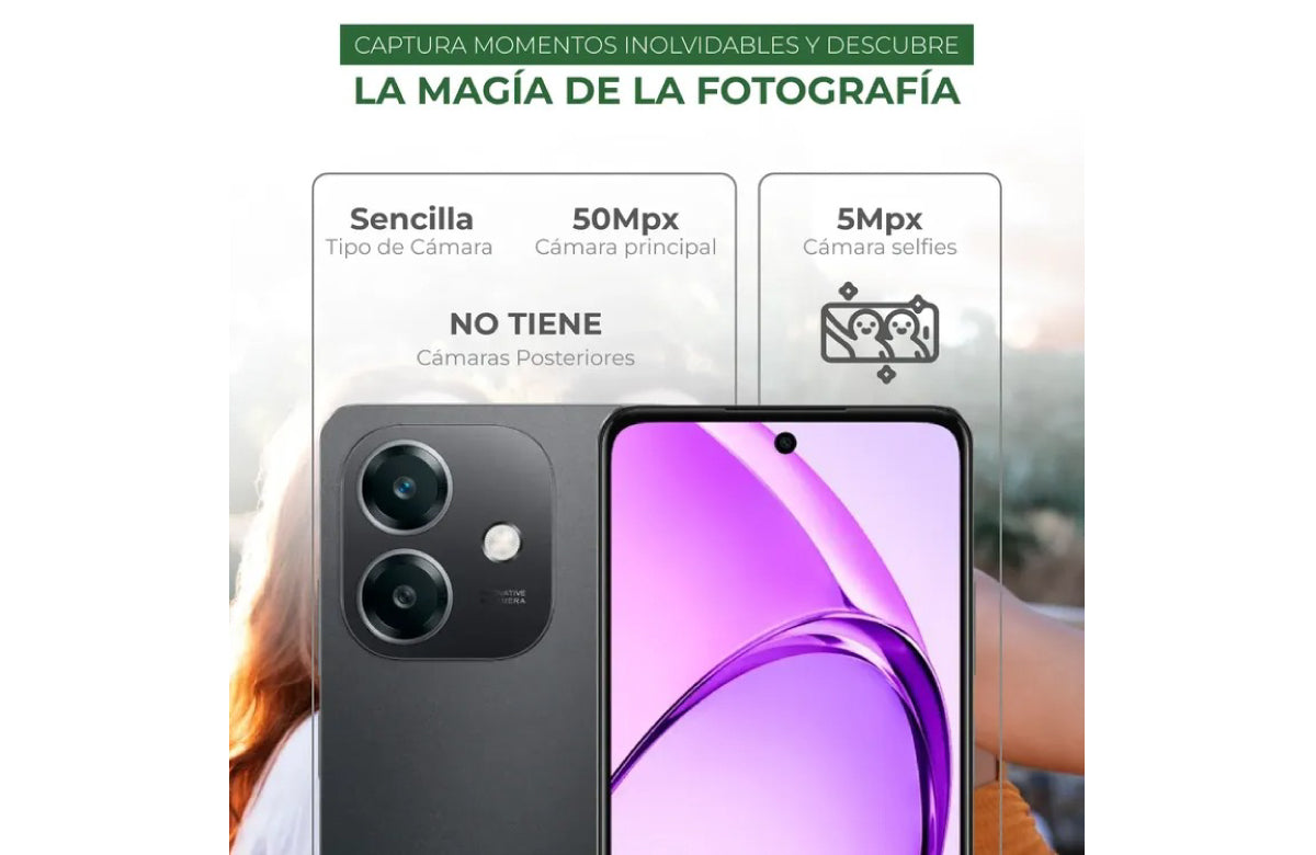 Celular Oppo A60 256GB Negro