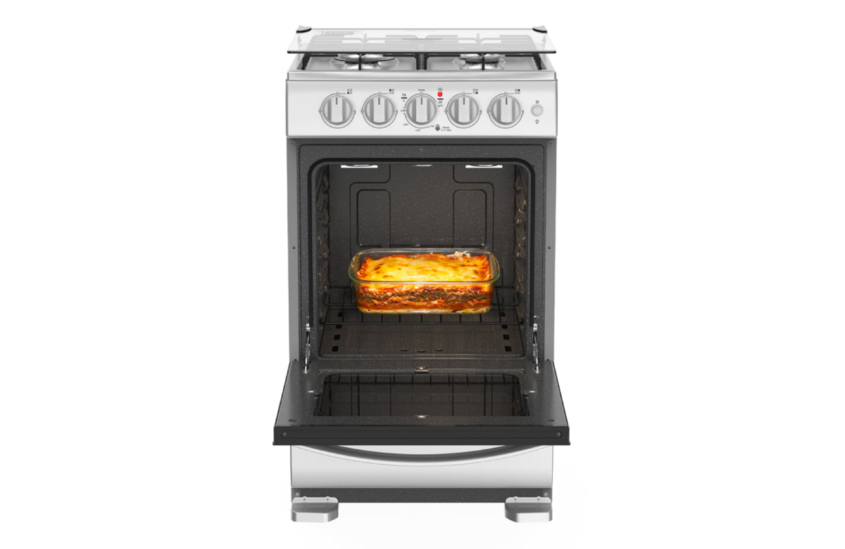 Estufa Mabe de Piso 4 Puestos Gas Natural EMC5140ANG0 Inox