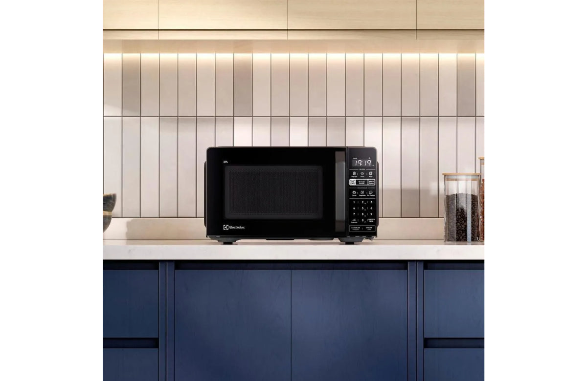Horno Microondas Electrolux 20 Litros Negro EMDZ20S8GAB