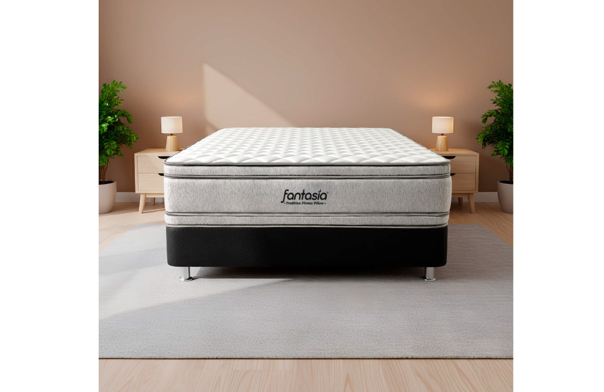 Colchón Fantasía Firmex Pillow TQ 1.20x1.90 + Obsequio