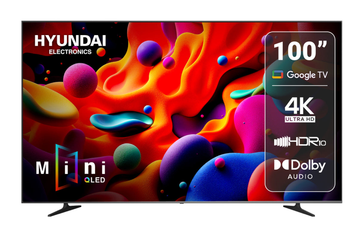 Televisor Hyundai 100 pulgadas Mini QLED HYLED1001QMG Google