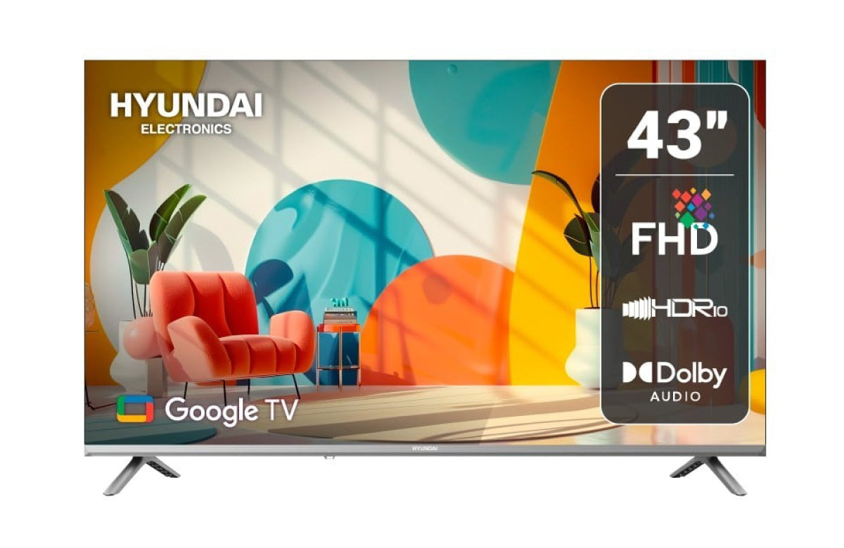 Televisor Hyundai 43 pulgadas Google TV HYLED4328G