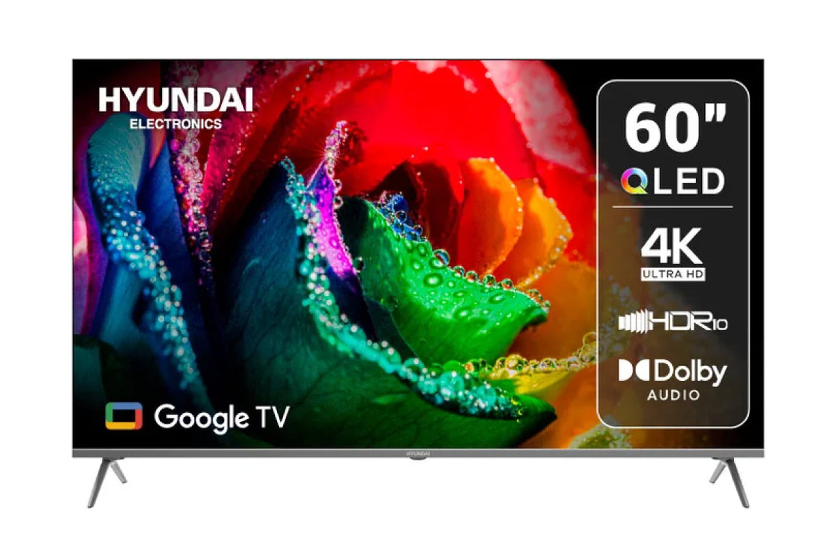 Televisor Hyundai 60 Pulgadas Smart Google TV QLED HYLED6005QG