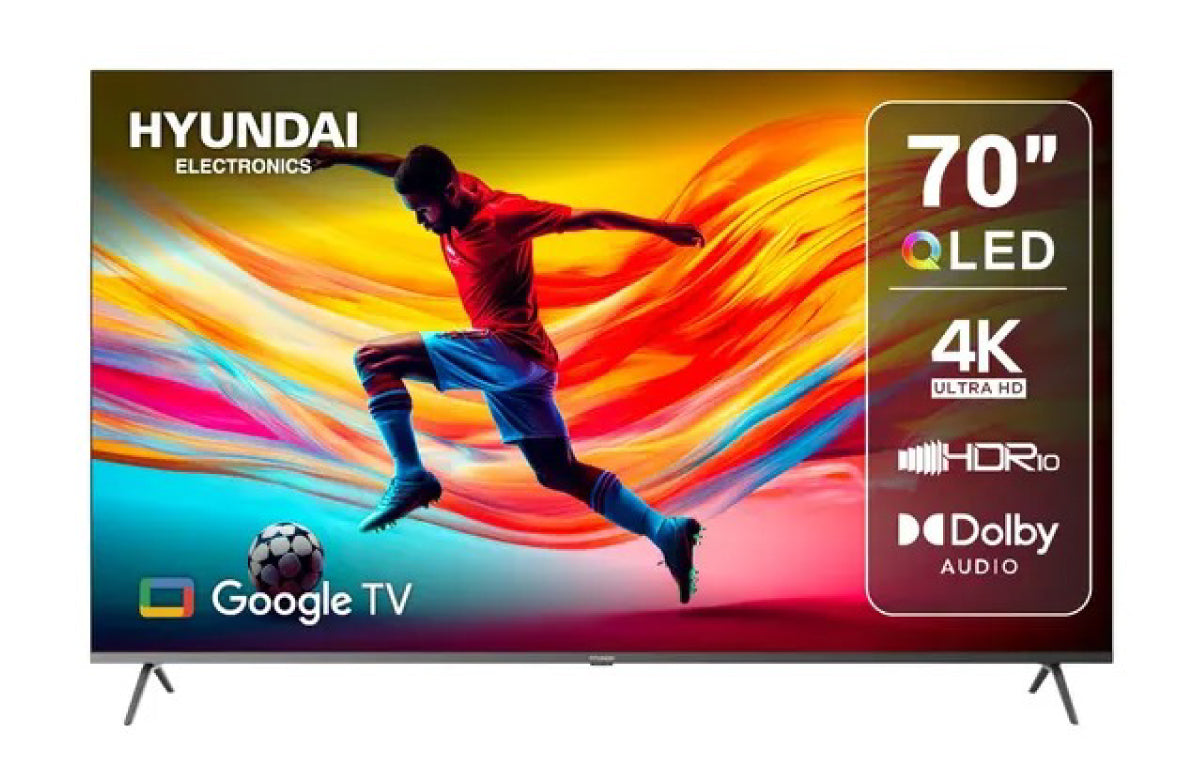 Televisor Hyundai 70 pulgadas 7007QG 4K QLED Google