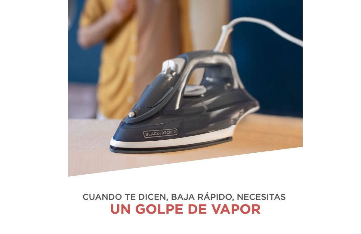 Plancha de Vapor Black+Decker Azul IRBD300