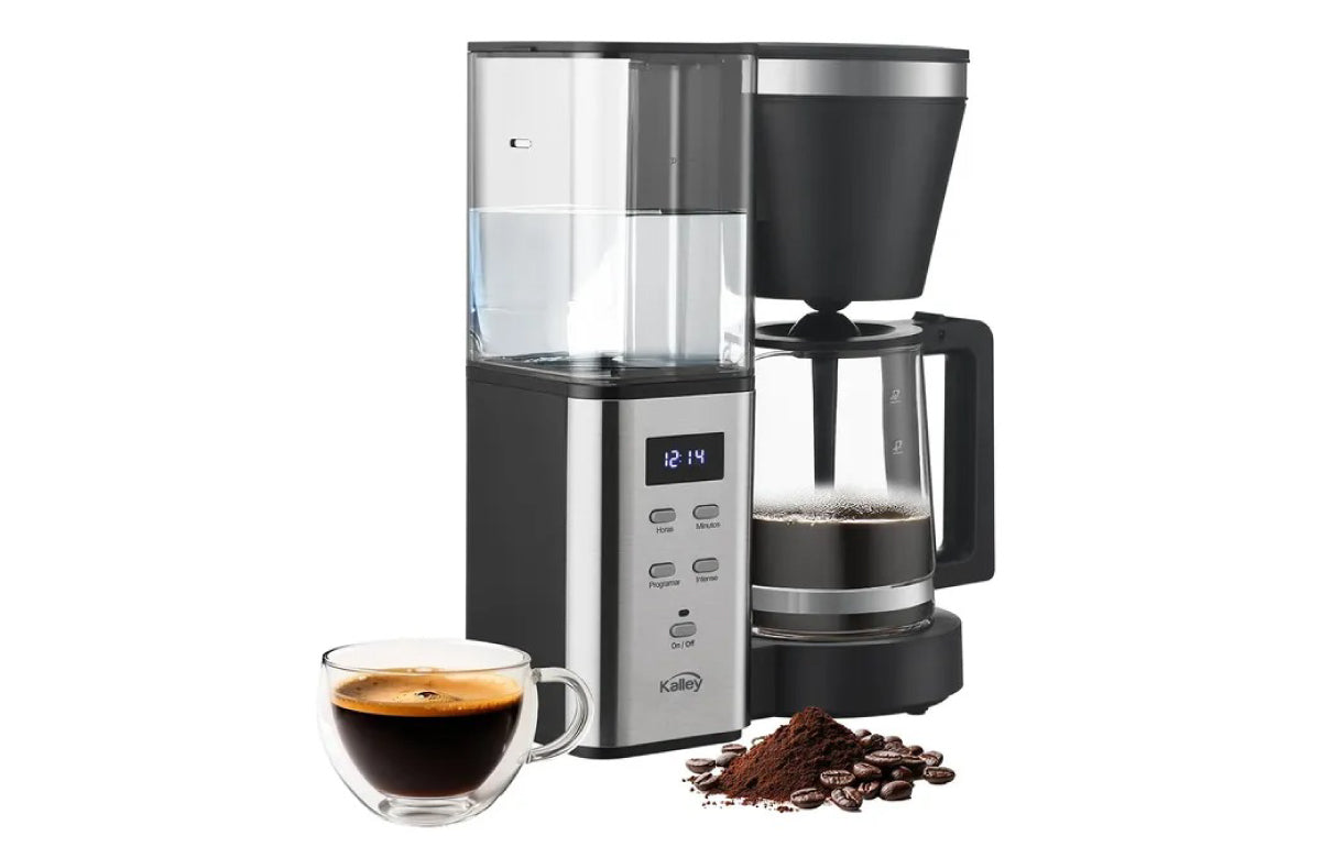Cafetera Kalley 10 Tazas Digital K-MCMD Negra