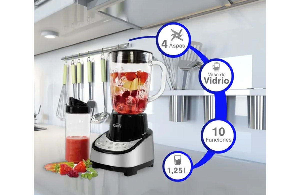 Licuadora Kalley K-MLV700TP Negra