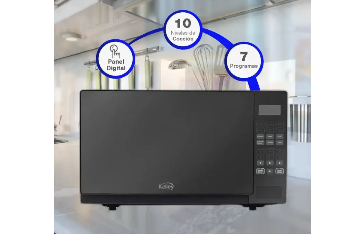 Horno Microondas Kalley 1.1 Pies K-MW11N Negro