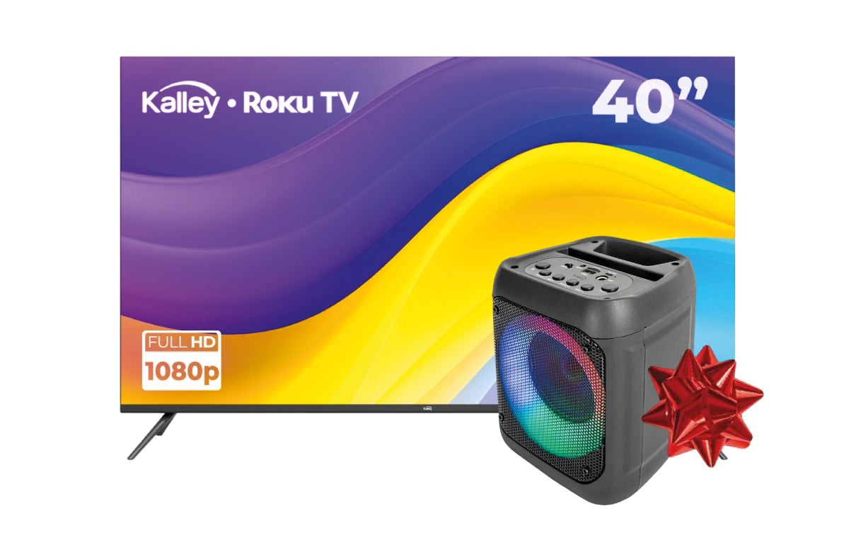 Combo Smart TV Roku 40 pulgadas + Parlante Kalley