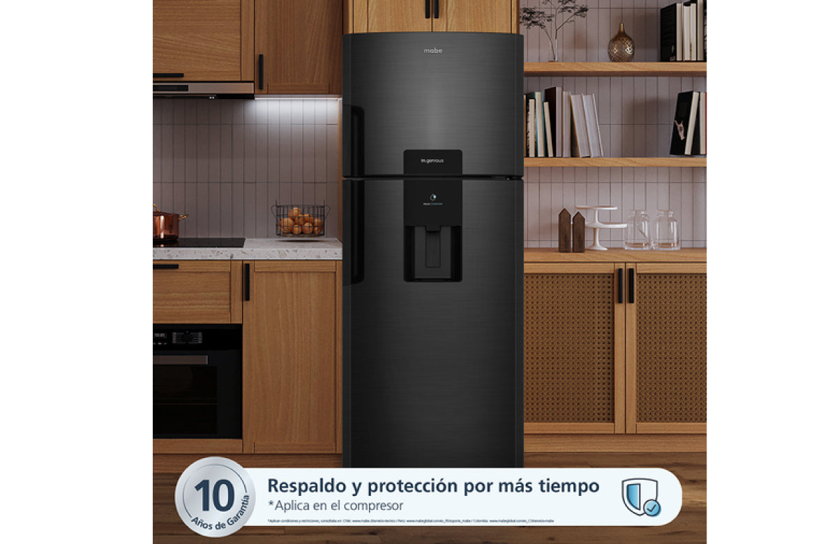 Nevera Mabe No Frost 415 Litros Black Steel RMP415YCC